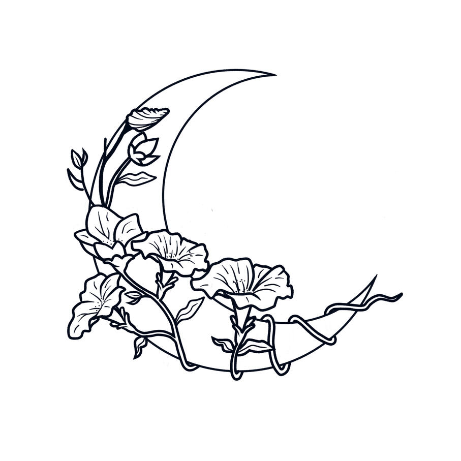 moonflwr.co logo (black)