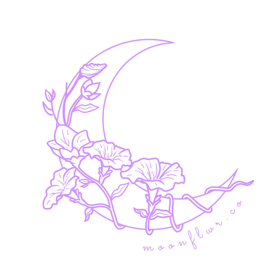 moonflwr.co logo (lilac)